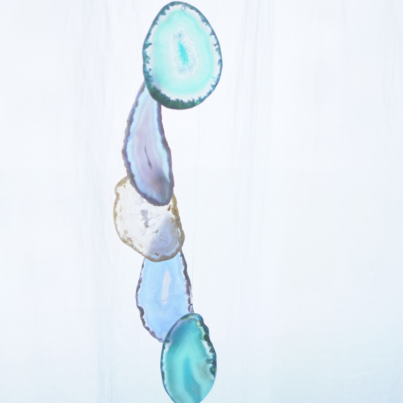 Snowmelt Water - アゲートヒーリングチャイム / Agate Sun Catcher Wind Chime 011