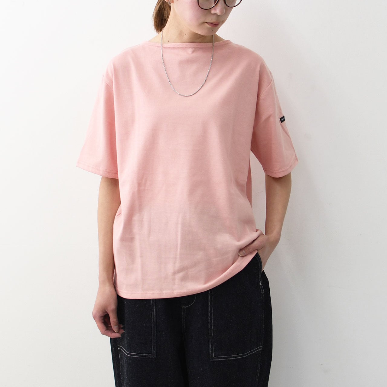 新品 週末のみ SAINT JAMES  PIRIAC  ピンク×ホワイト SAINT JAMES（セントジェームス） 日本正規品 ピリアック ボーダー