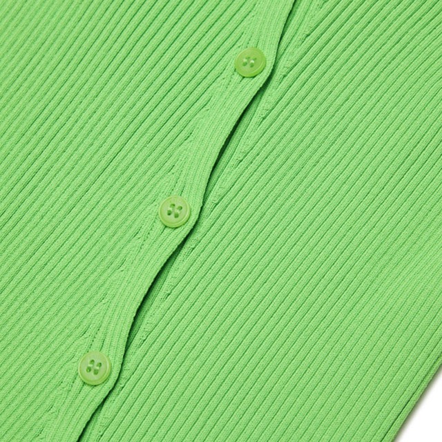 Asymmetry button cardiganA00133