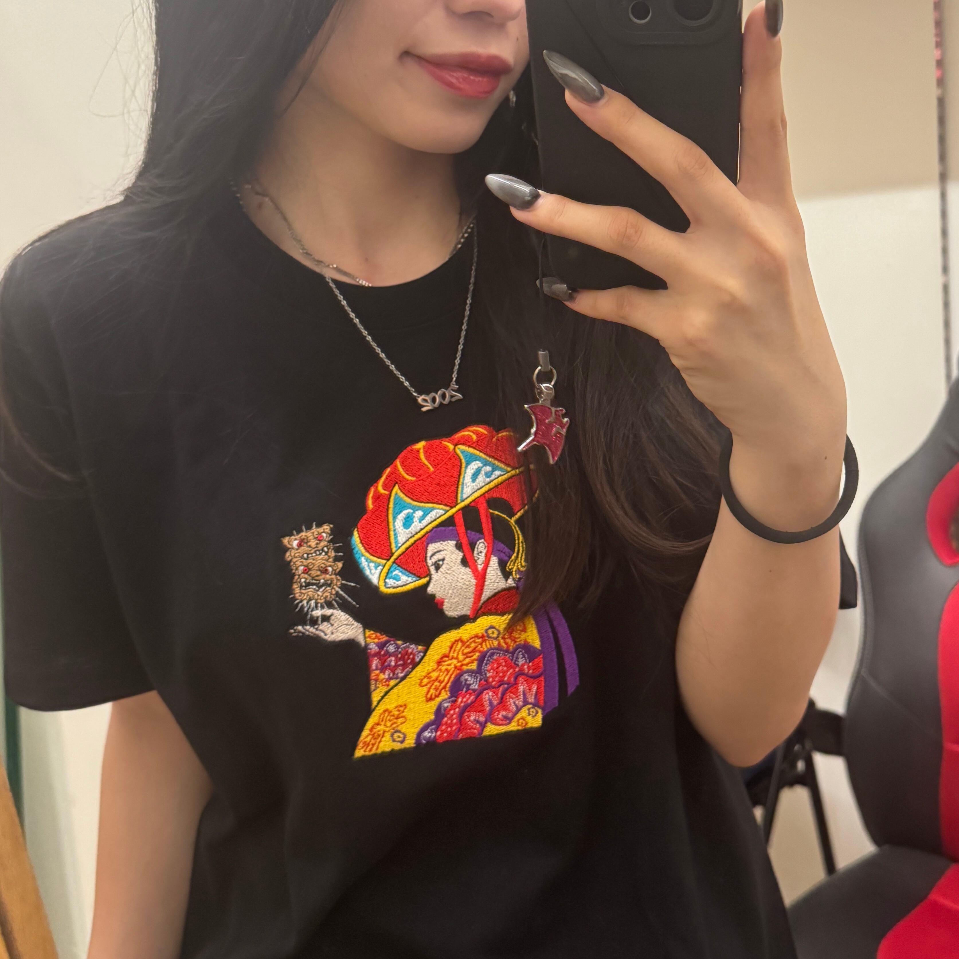 刺繍Tシャツ】沖縄花笠 | PAY ID