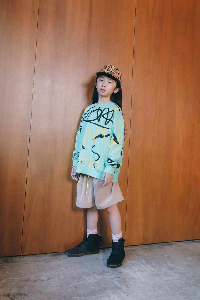 【MIN-NANO×frankygrow】ALL-OVER PATTERED SWEATSHIRT / 1