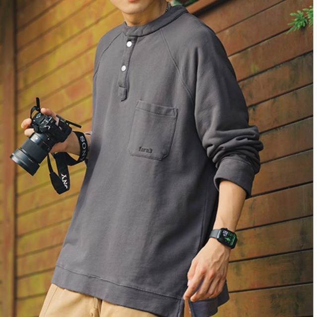 Henry neck tops M11499