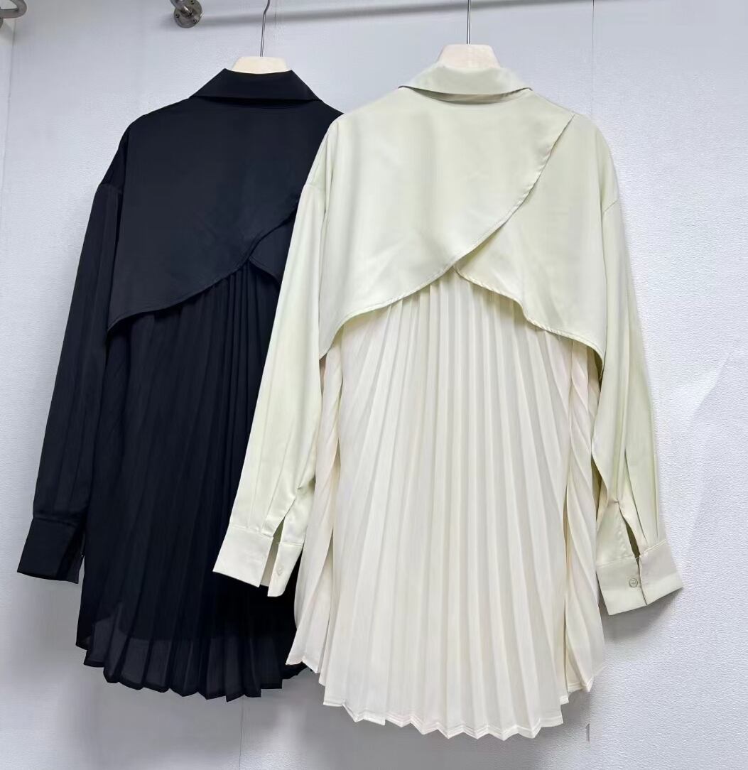 バックプリーツブラウス　AJ22045-6669