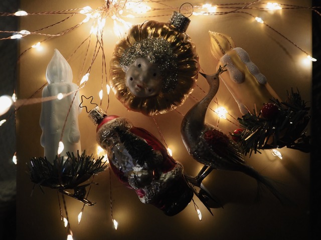 AMERICA Vintage Christmas ornament：2 pieces