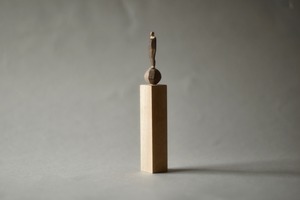 (095)wood figure-mini台付_053