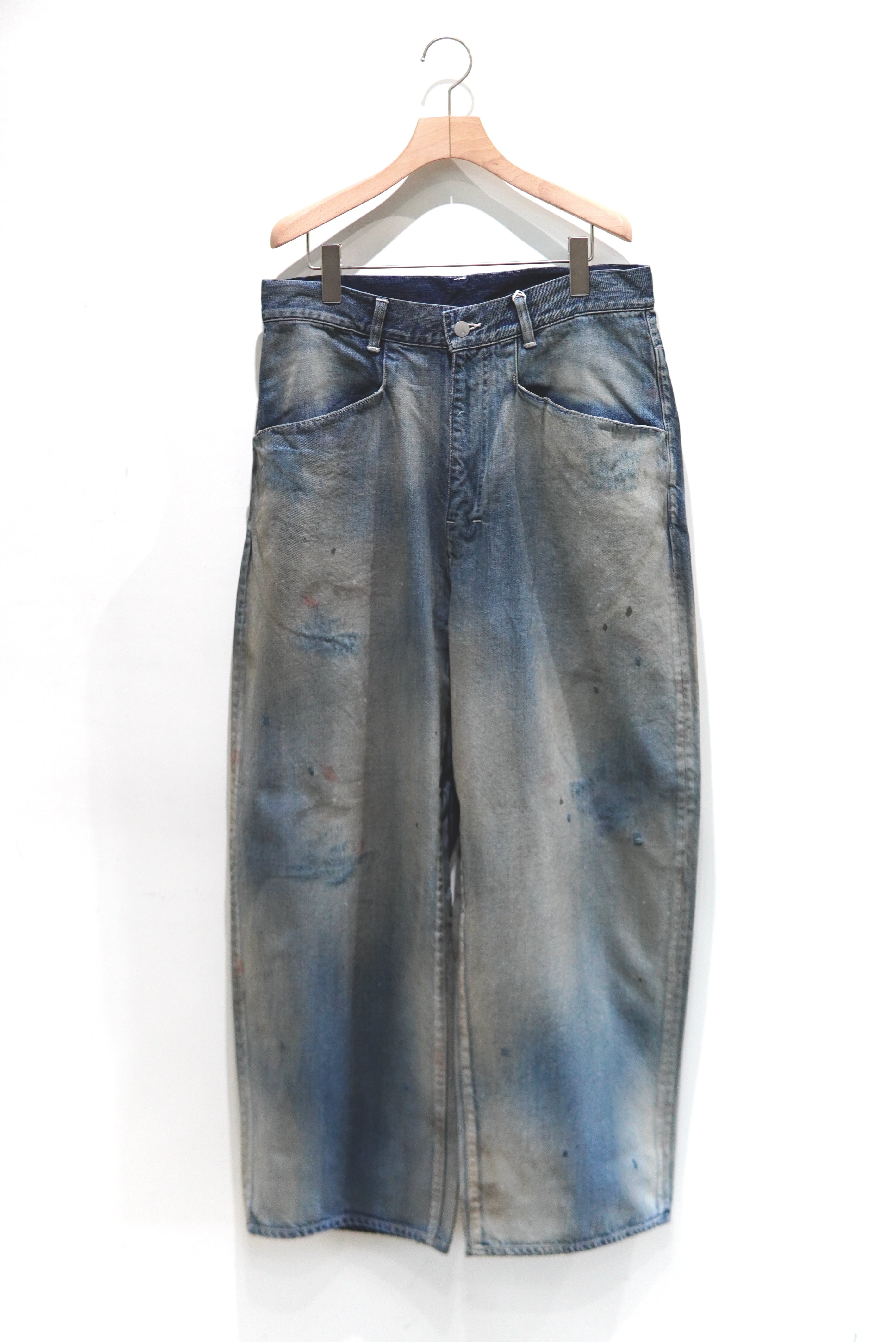 ANCELLM / WOOLCORD BELTLESS SLACKS / ANC-PT85-B | POETRY