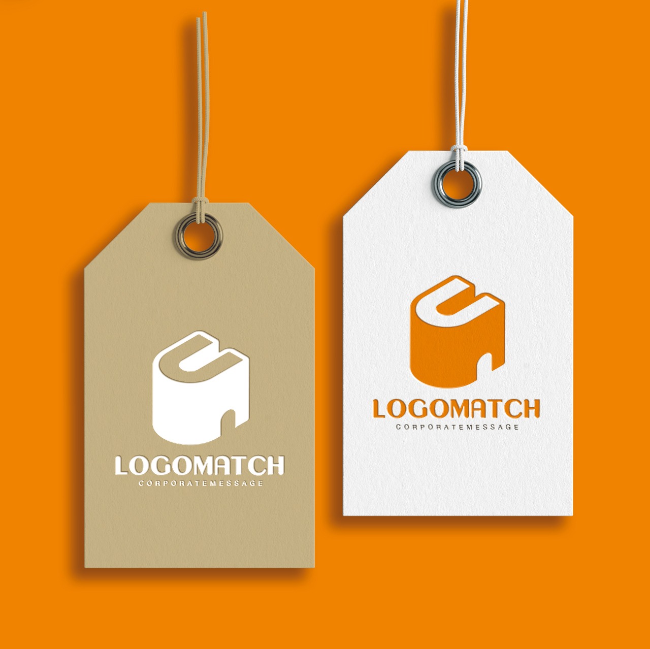 安心で包み込むUの家のロゴ