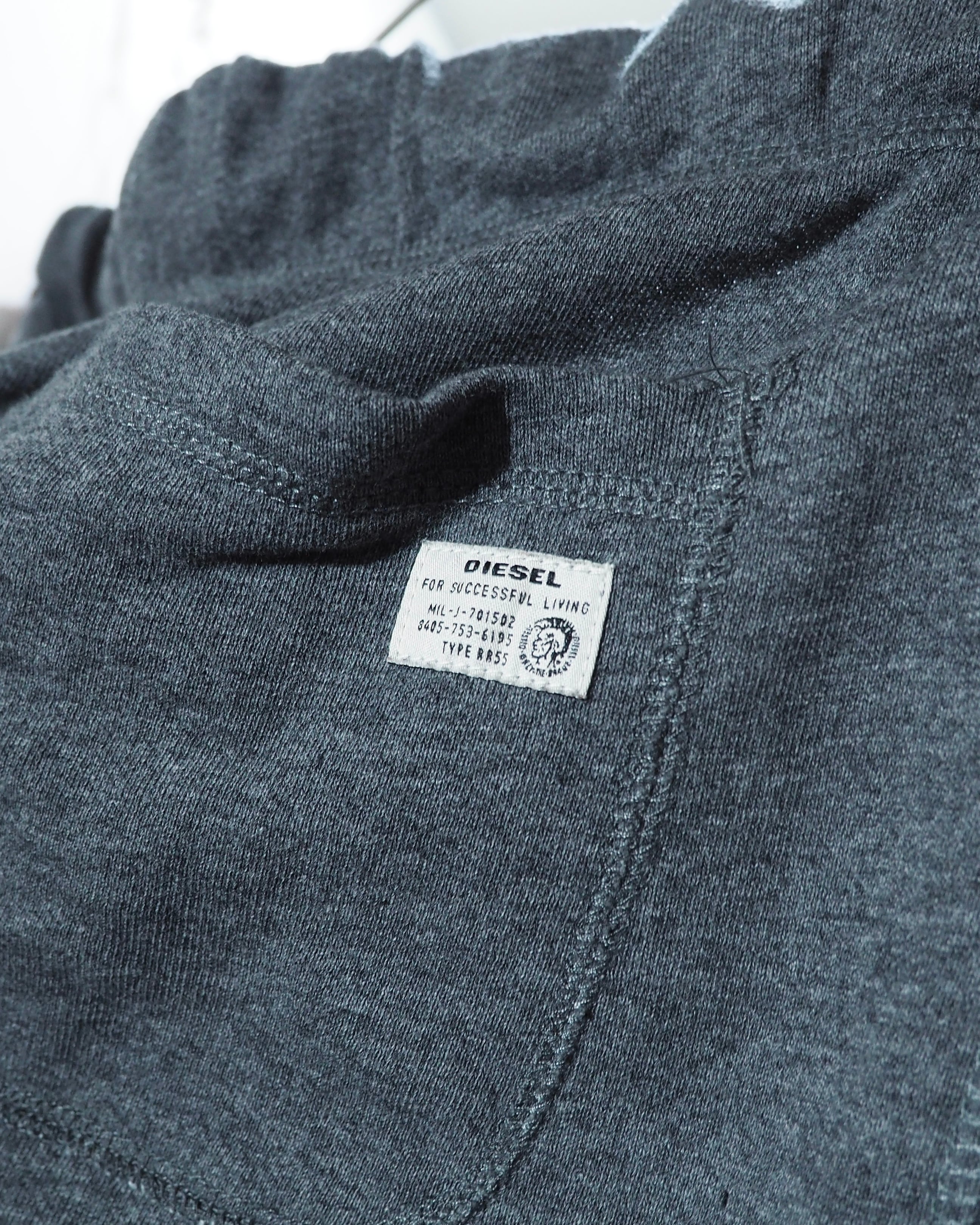 ” DIESEL - Brave Man ” Logo printed Wide sweat pants