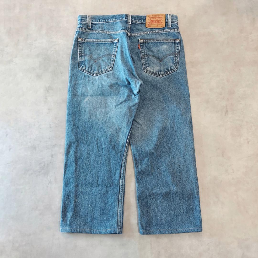 リーバイス505 Levis W34 ブルーデニム 青 90s ヒゲ 15028 | fuufu