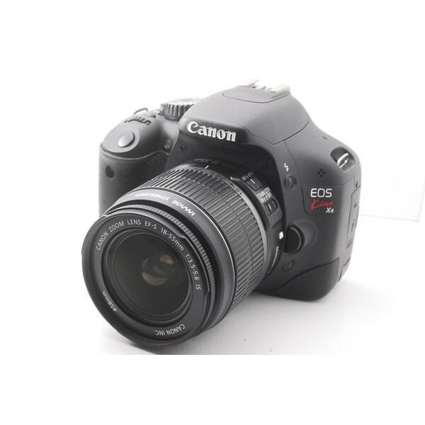 中古 保証付 送料無料】Canon EOS Kiss X4 EF-S 18-55 IS レンズキット