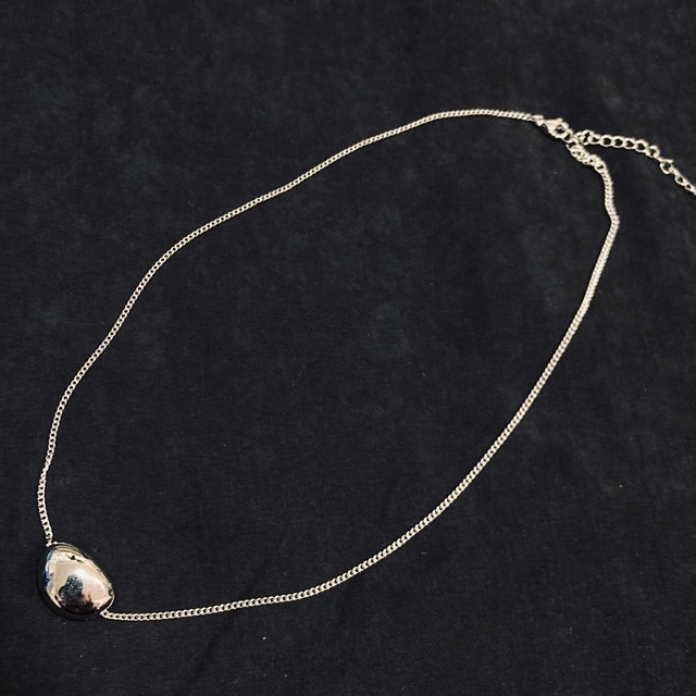 SILVER STONE NECKLACE