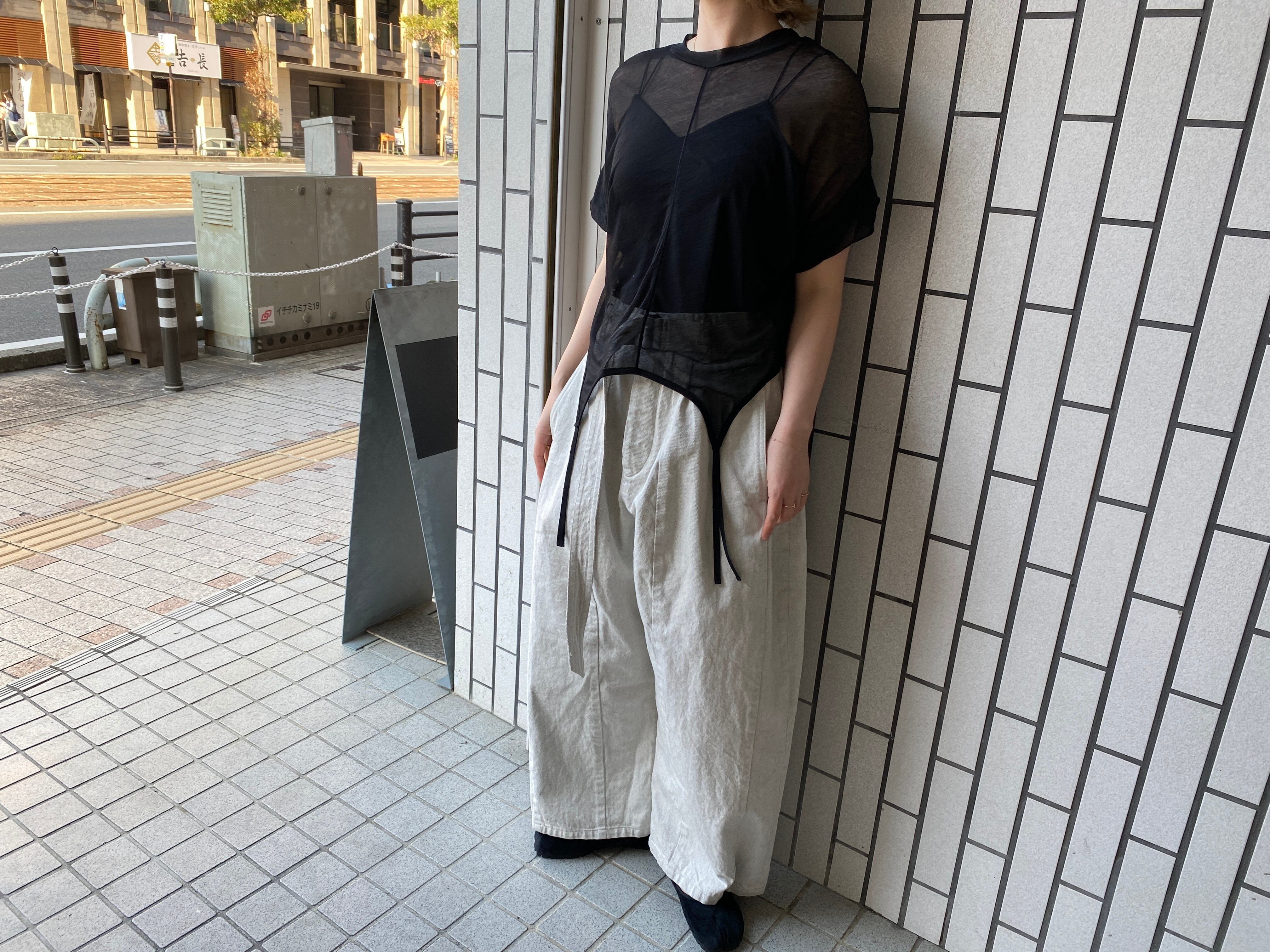 NATIVE VILLAGE/No.12 灌木ルートダーツパンツ（White Gray） | torico.
