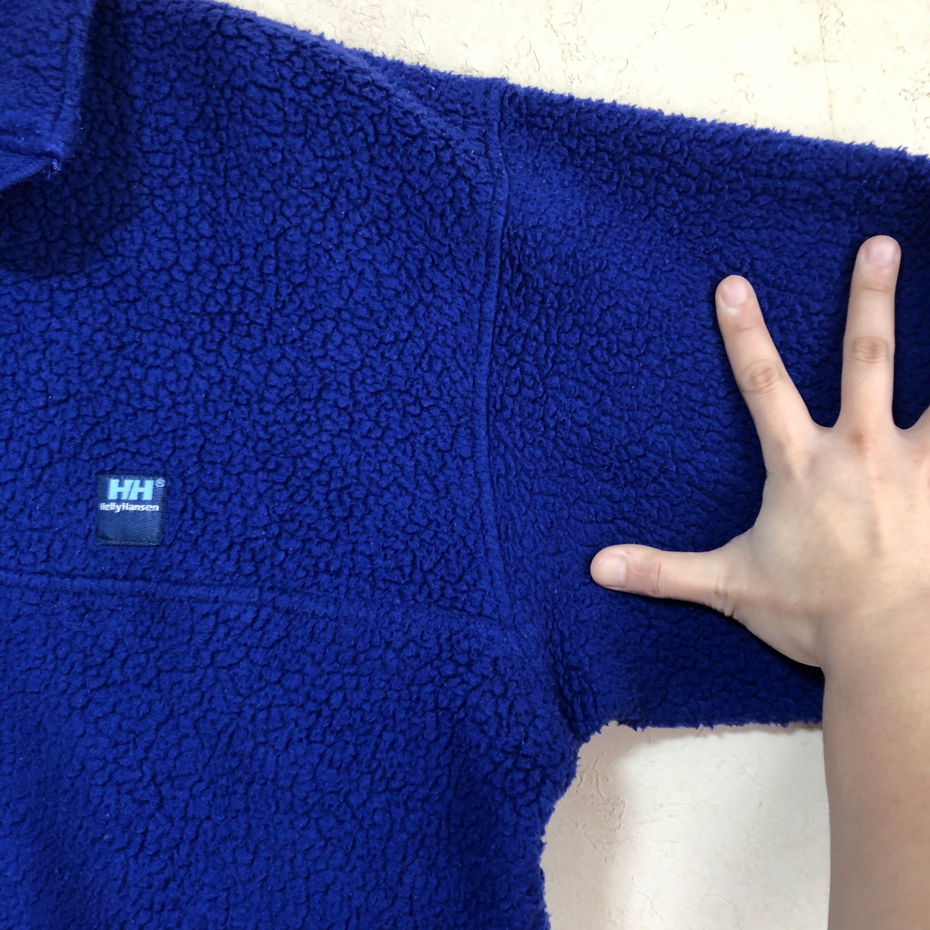 Mサイズ】90's Helly Hansen ヘリーハンセン 厚手フリース生地 Mサイズ】90's Helly Hansen ヘリーハンセン 厚手フリース生地