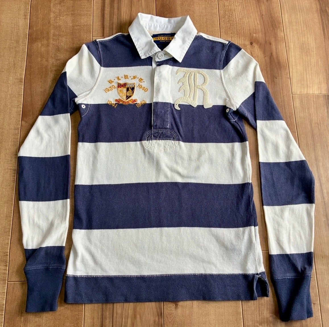 RUGBY RALPHLAUREN ラガーシャツ ボーダー XS ラルフローレン Ralph Lauren RUGBY ラルフローレン ボーダーラガーシャツ XS | LONERS