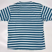 45r 45rpm フォーティーファイブ アールピーエム ボーダー 半袖 Tシャツ カットソー 2/水色×ホワイト レディース
