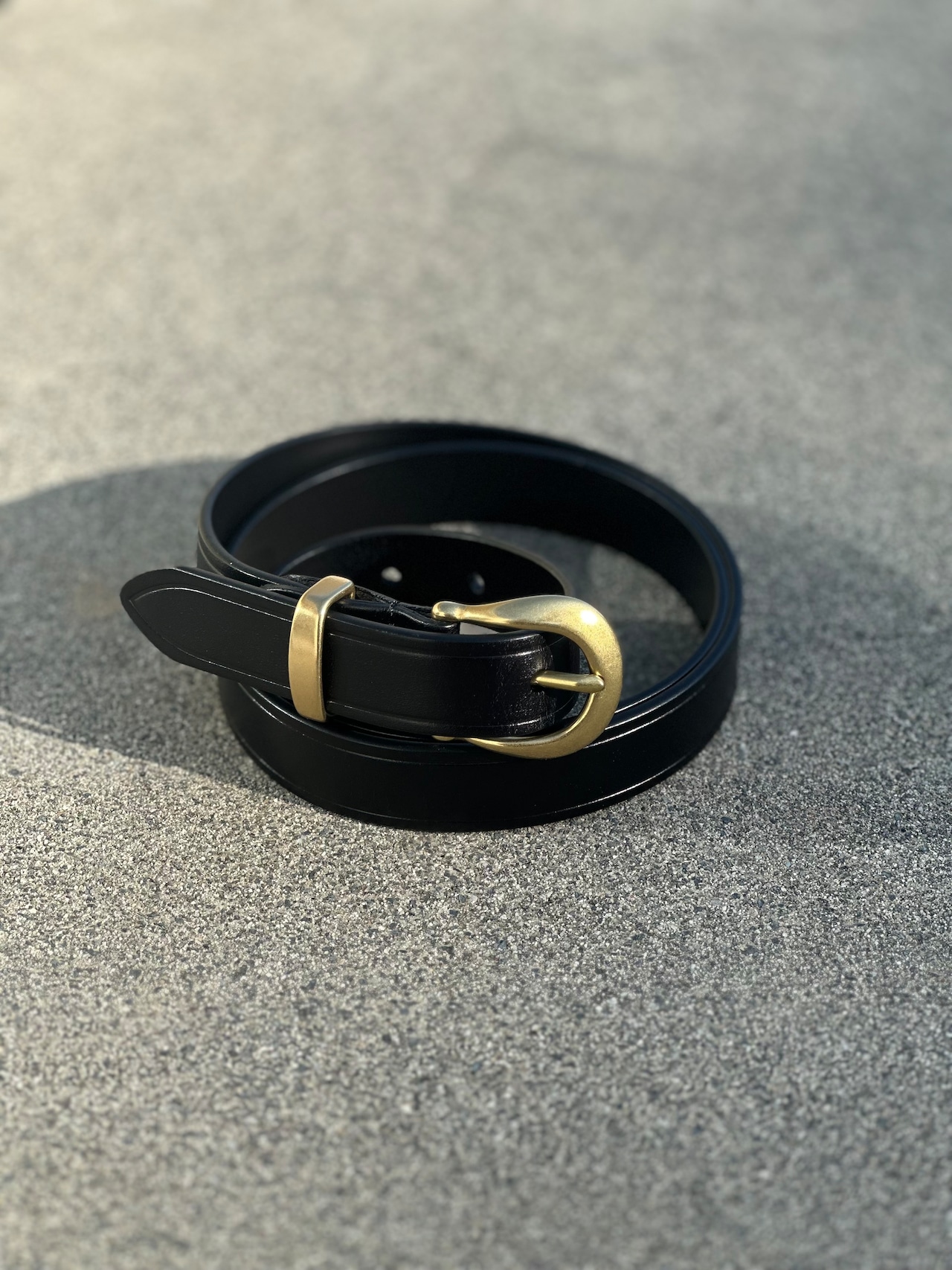 Heritage Buckle Leather Belt