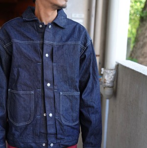 SASSAFRAS(ササフラス)/Gardeners Jacket-Indigo-(SF-232051)