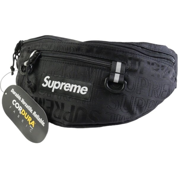 新品19ssシュプリームsupreme waist bagウエストバッグ黒