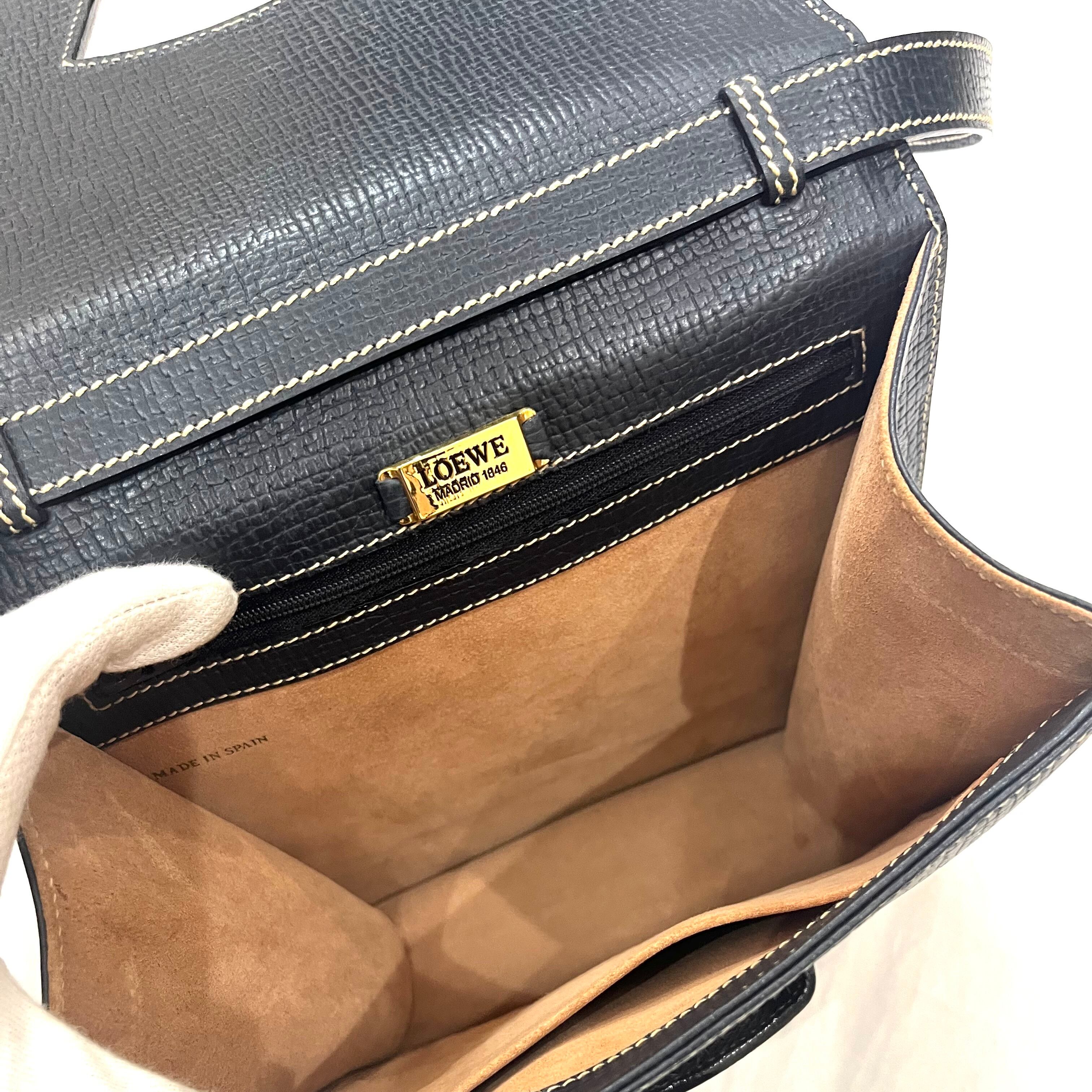 LOEWE】2294 名門レザーメゾン。ロエベ スペイン製 2WAYレザー