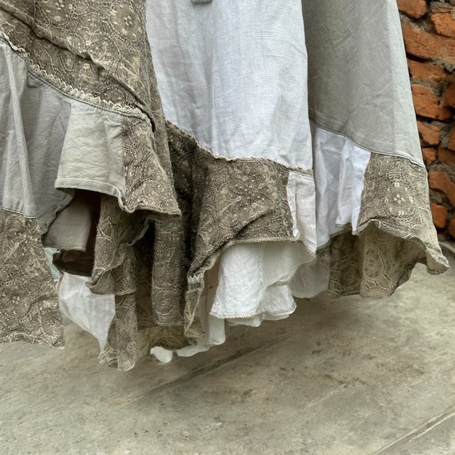 【LADIES】asymmetry  grunge dress