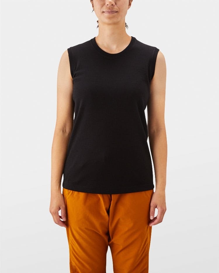 山と道 / DF MESH MERINO SLEEVELESS（WOMEN） | st. valley house