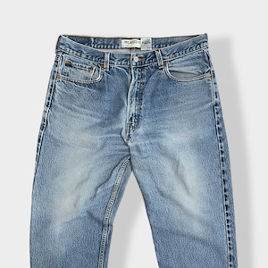 【LEVI'S】550 ジーンズ デニム ジーパン ワイドテーパード ジッパーフライ W36 L34 リーバイス ルーズ ダボパン ダメージ ジーンズ RELAXED FIT レソト製 US古着