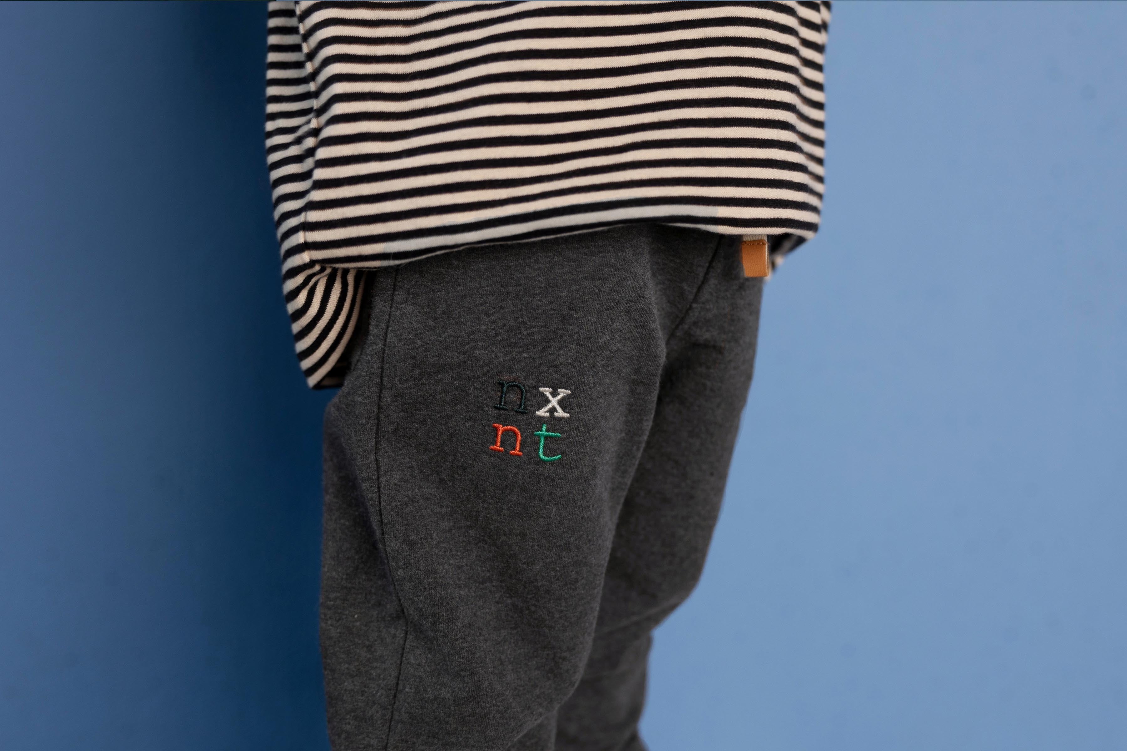 nixnut / Drop Shirt / Black Stripe / 92・98・104・110・116・122