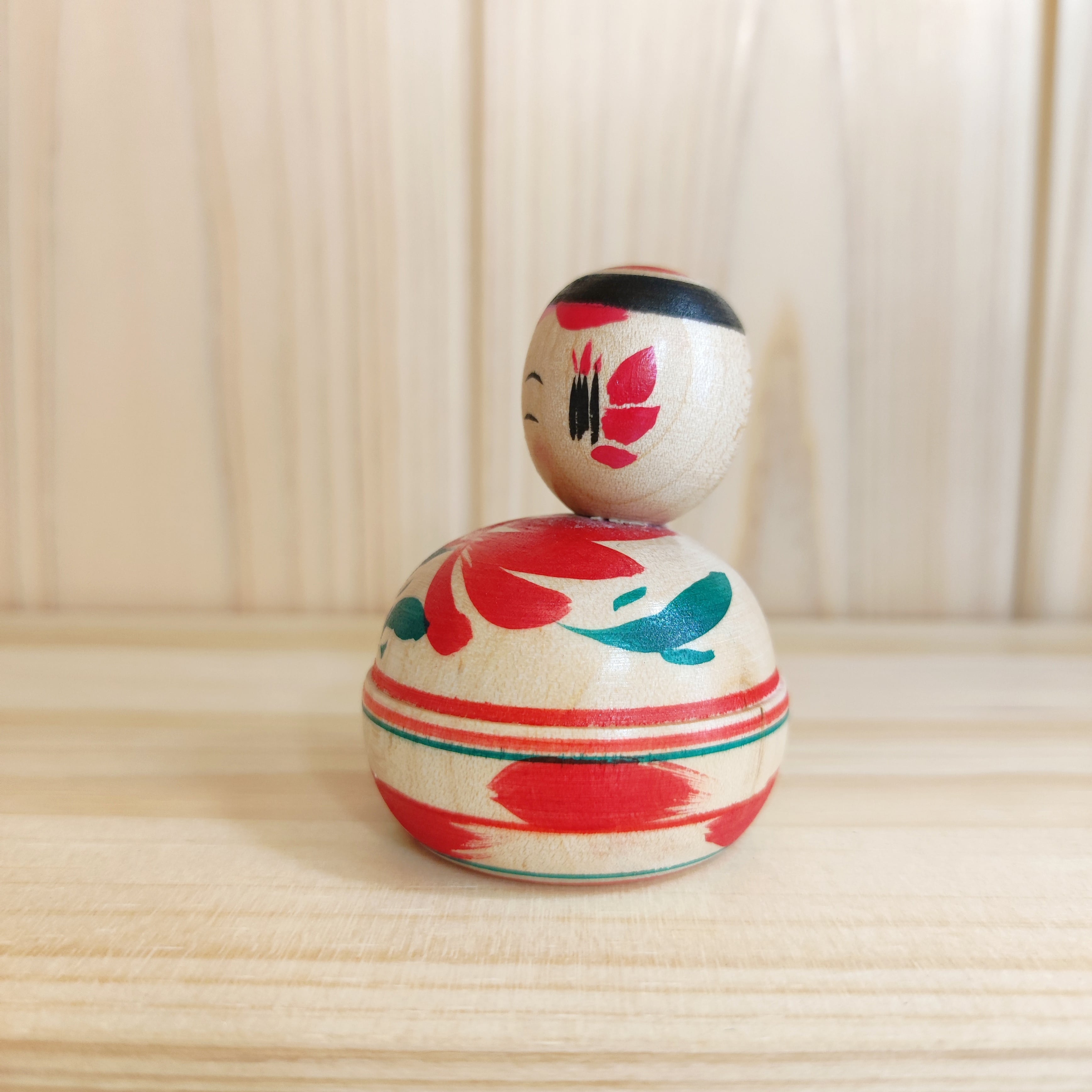 志田菊宏工人：山形系】花柄 豆えじこ：2寸 6㎝ N7KS-24