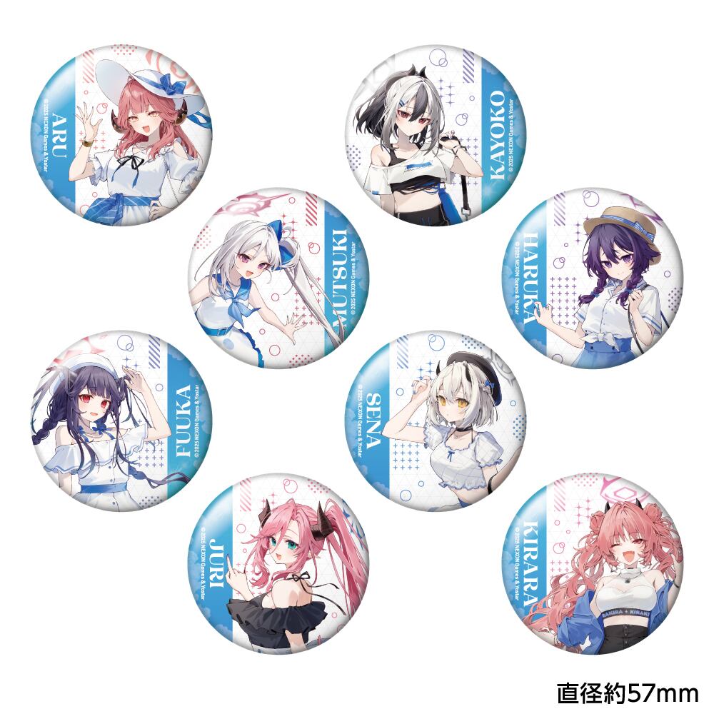 ブルーアーカイブ -Blue Archive- トレーディング描き下ろし缶バッジ 4.5th Anniversary POP UP STORE BOX