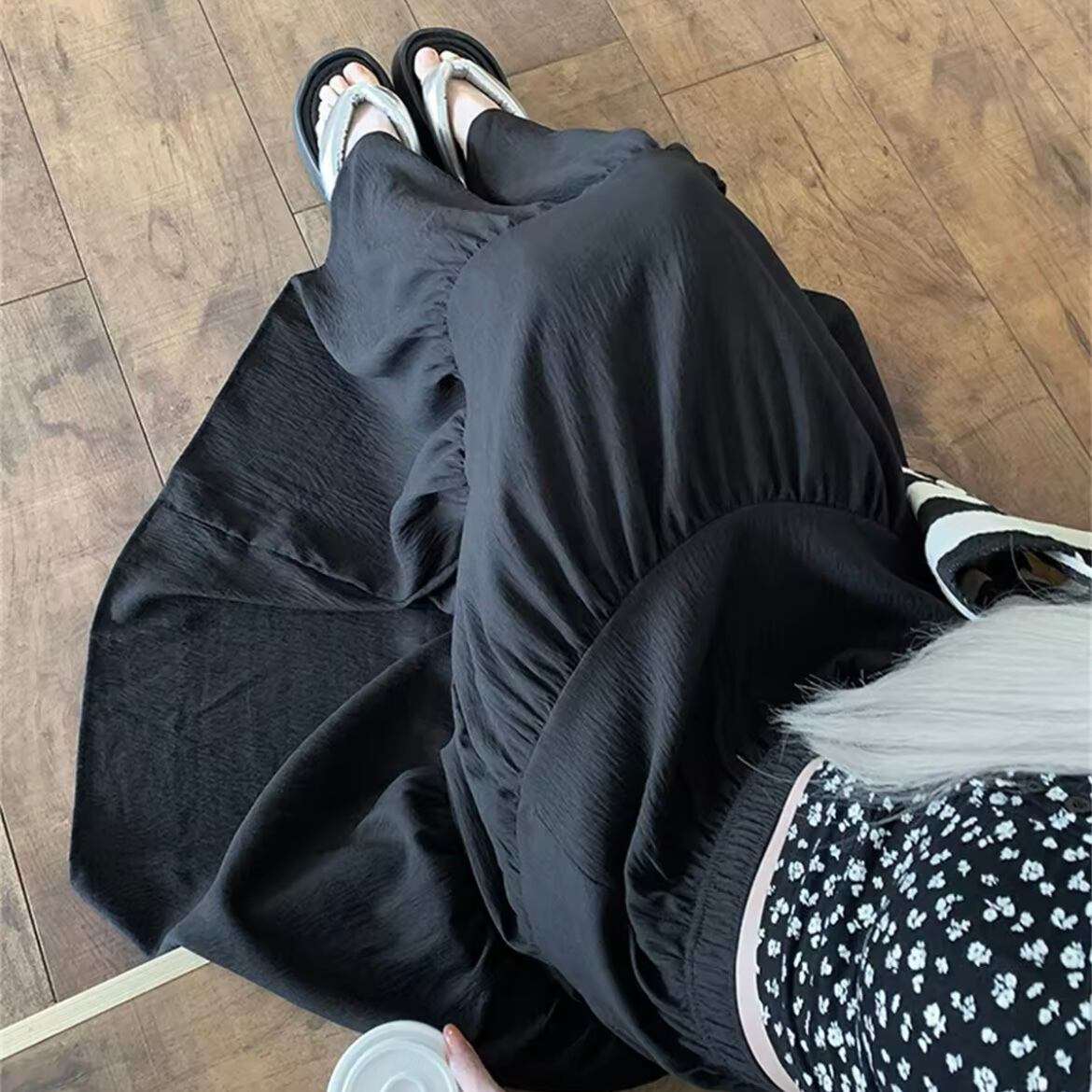 リップルティアードスカート