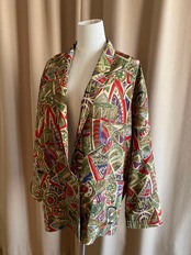 ethnic pattern shirt jacket-3993-2