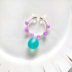 candy cuff【GD】mint green×カルセドニー