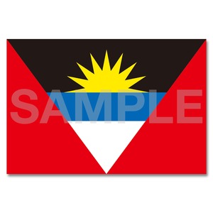世界の国旗ポストカード ＜アメリカ＞ アンティグア・バーブーダ Flags of the world POST CARD ＜America＞ Antigua and Barbuda