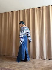 MADE IN MEXICO remake denim skirt-4482-1