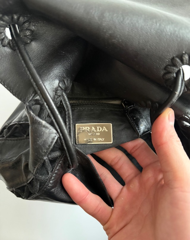 1993-94 PRDA LEATHER SHOULDER BAG