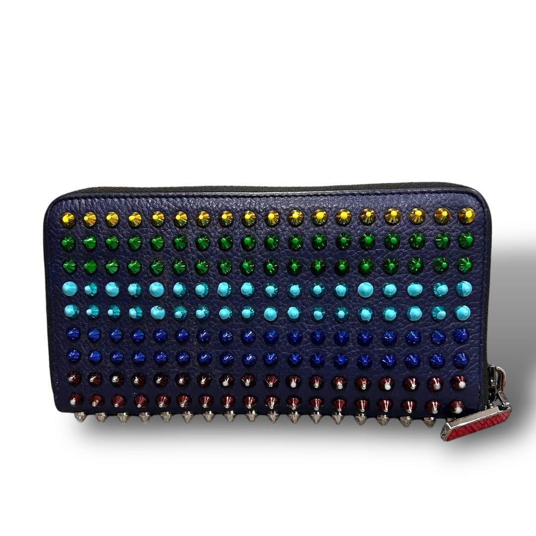 Christian Louboutin ルブタン スタッズ レインボー 長財布 | BRAND