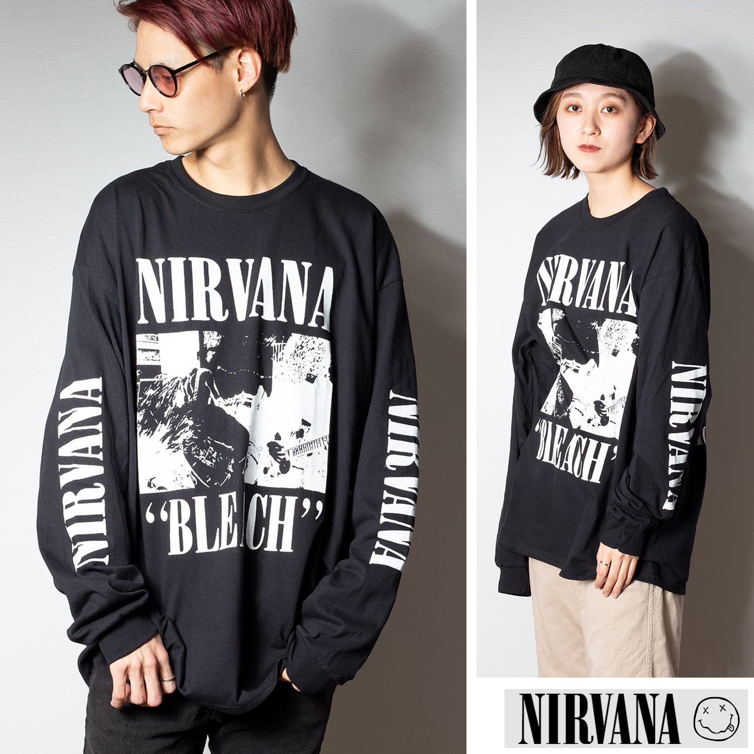 NIRVANA ニルヴァーナ　バンドTシャツ　バンT  希少カラー　一点物.