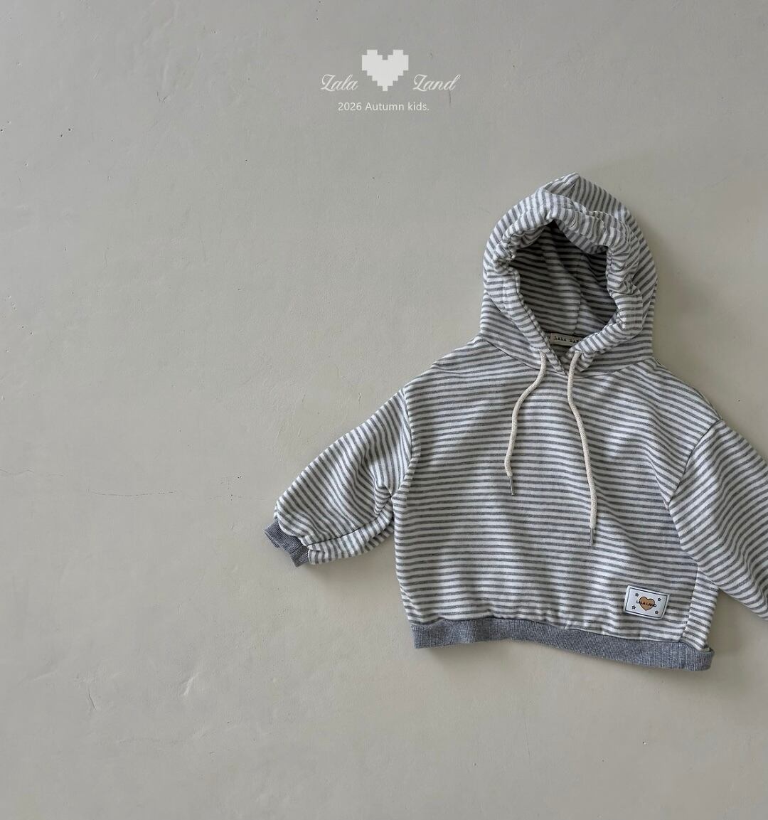 送料無料【予約】/ kids モモフードTシャツ /lalaland