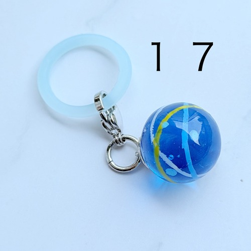 【金具シルバー】まんまる、つやつや、ふたつとない。実物をお届け！レジンヨーヨーチャームャーム✨数量限定