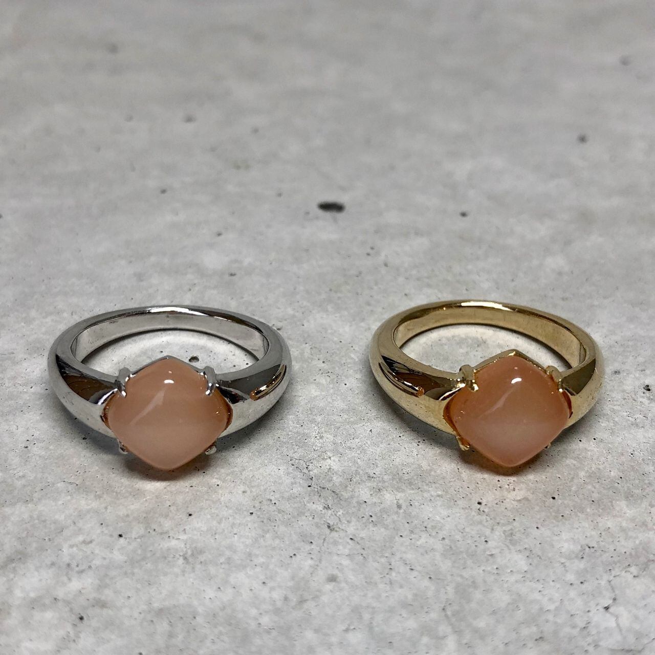 おまとめ専用です♡新作 アメジスト クンツァイト ムーンストーン LR-6BR】Natural stone ring A/ホワイトムーンストーン B