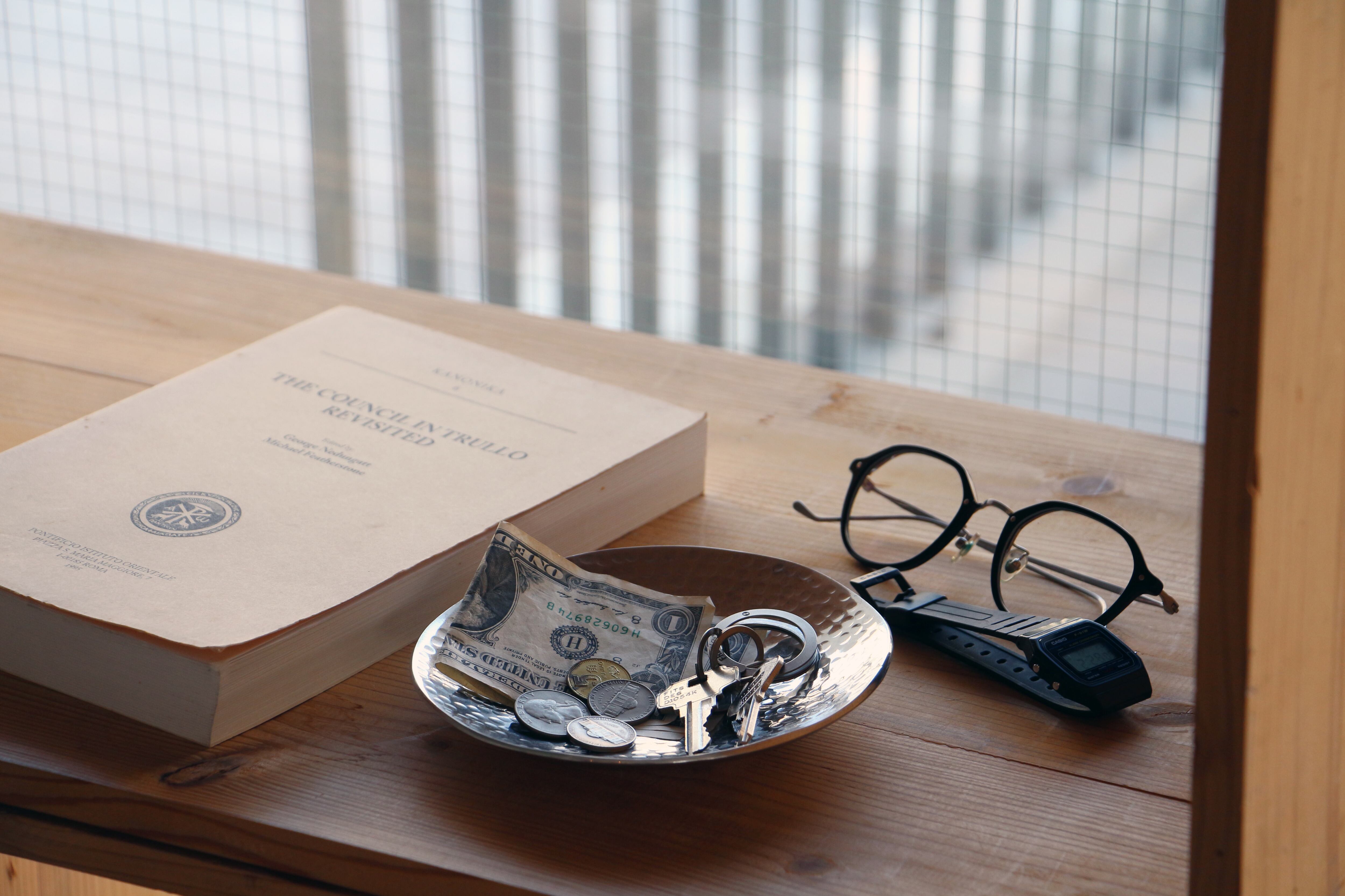 aluminum tray " round circle " upcycle product from india