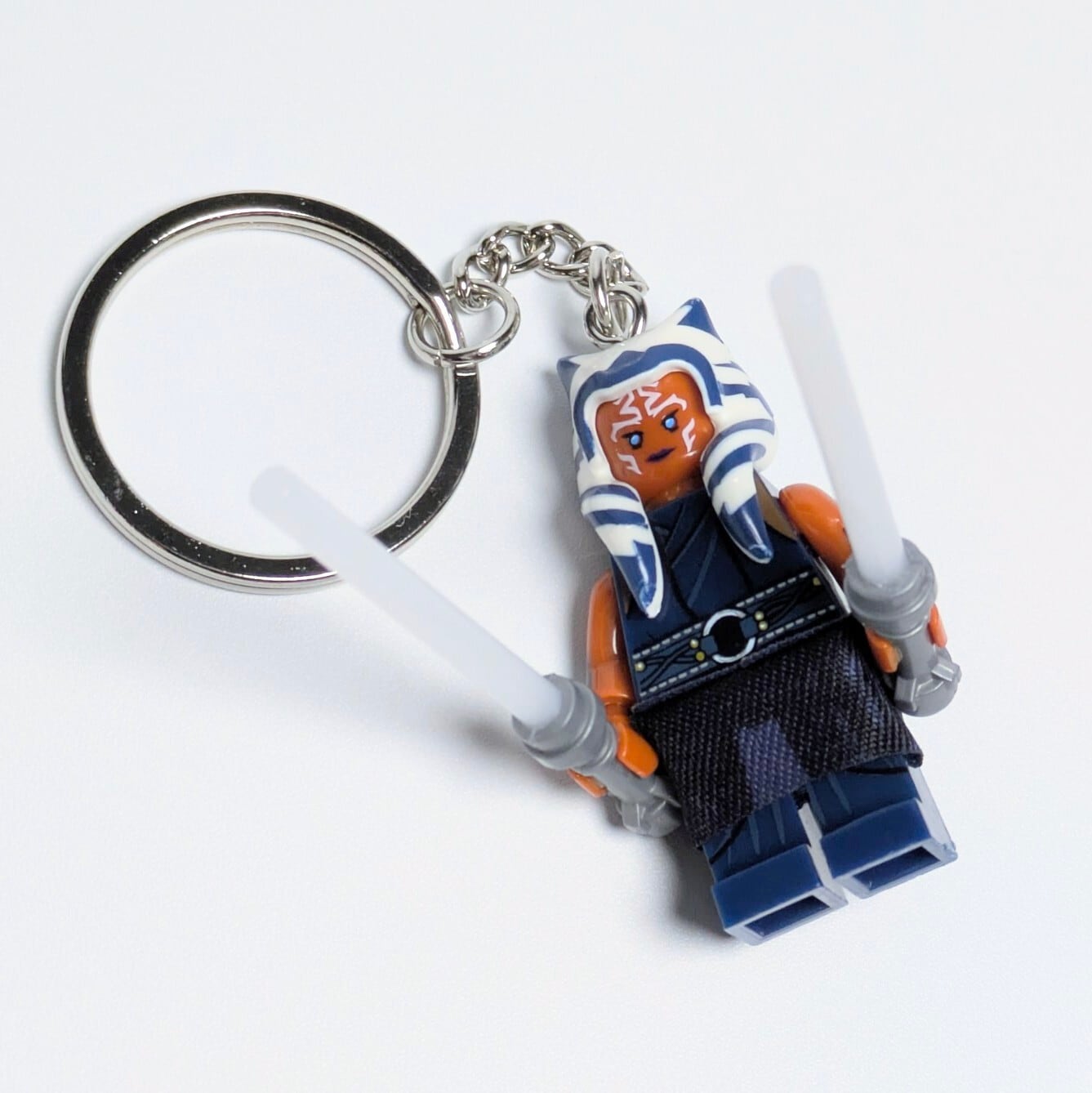 ★ブロックフィギュアキーホルダー★【 STARWARS ( スター・ウォーズ ) / ザ・マンダロリアン 】ディングローグー / ベビーヨーダ 〚アメリカン雑貨 アメトイ〛