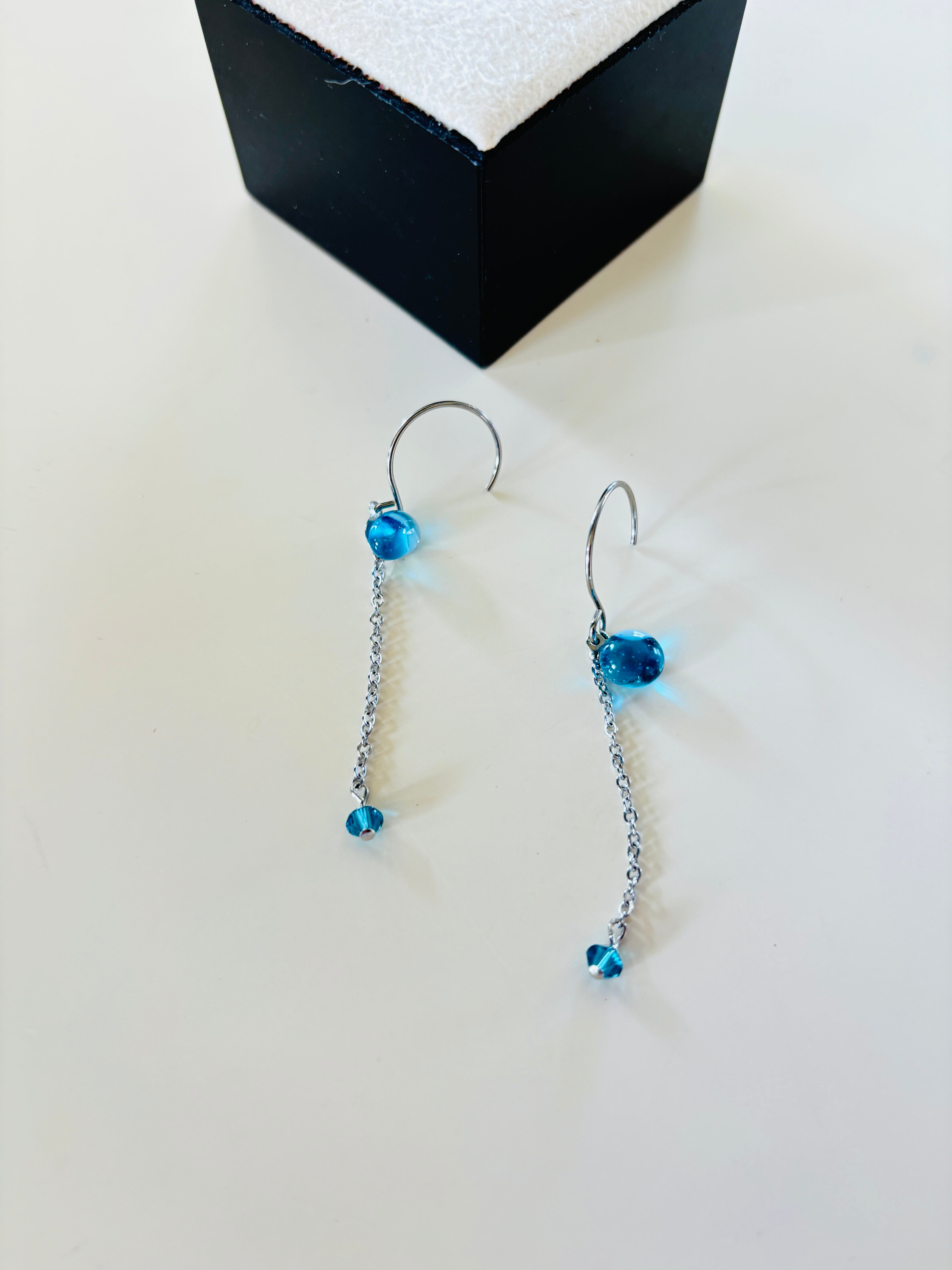 Re琉球ガラス（ウルマ）ピアス