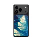樹翼 - 和風 四角型 強化ガラスiPhoneケース