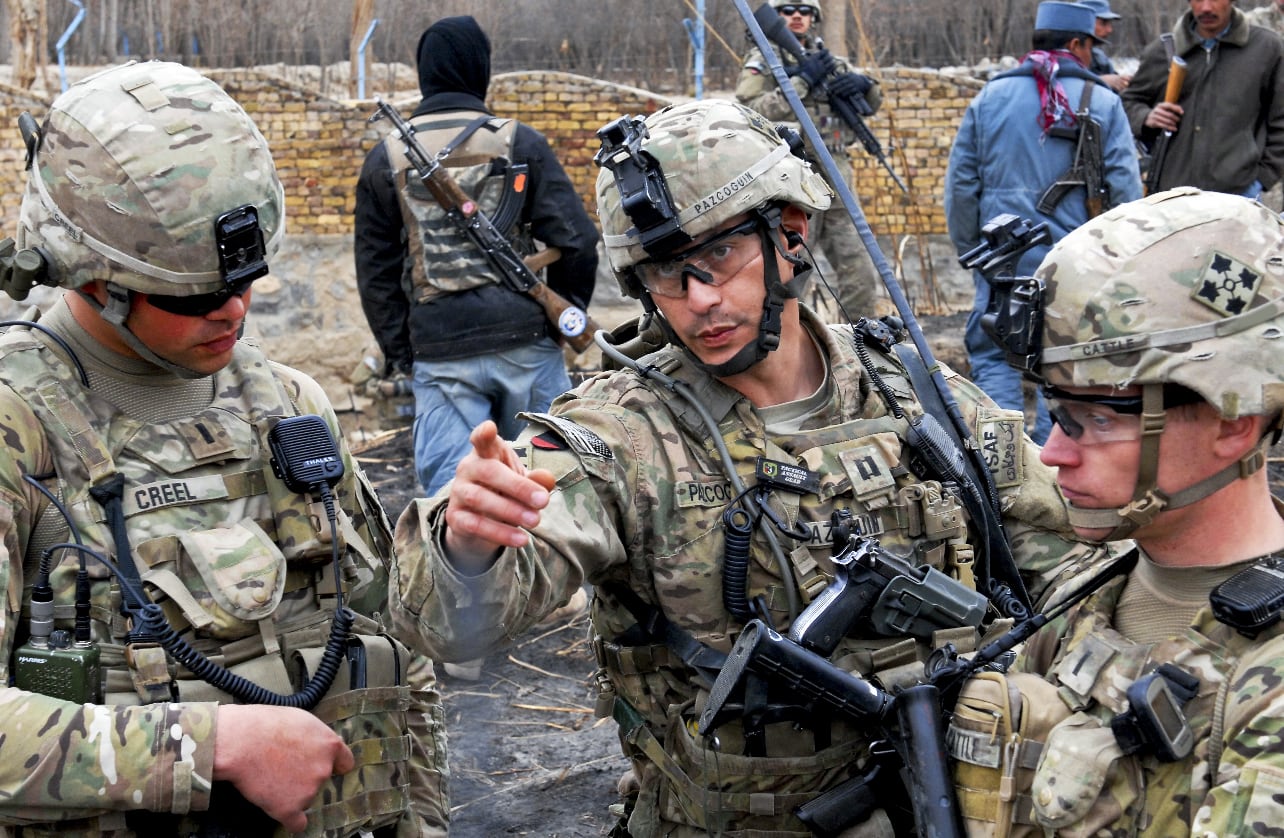 USARMY ISAF(国際治安支援部隊)パッチ ACU,UCP&マルチカム ベルクロ