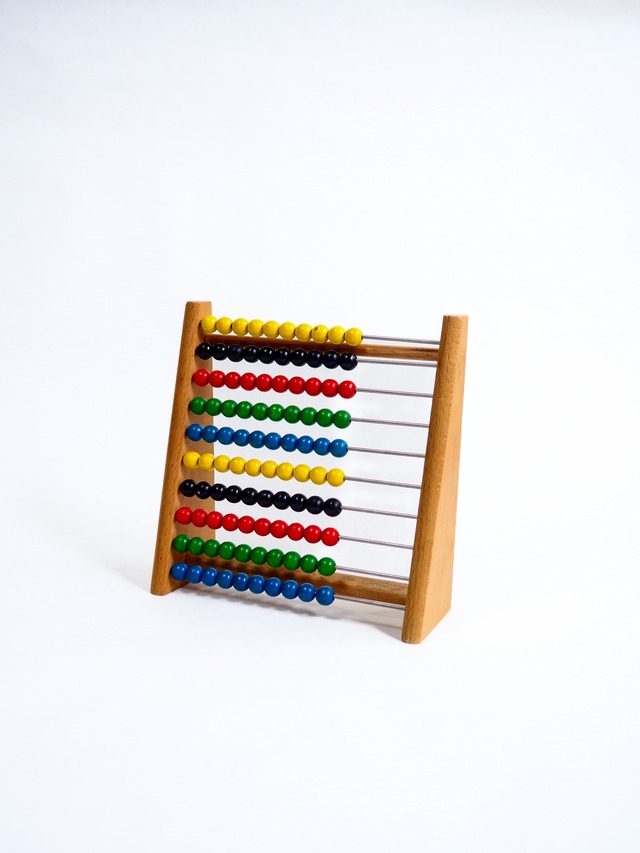 Colorful wooden toys, etc.