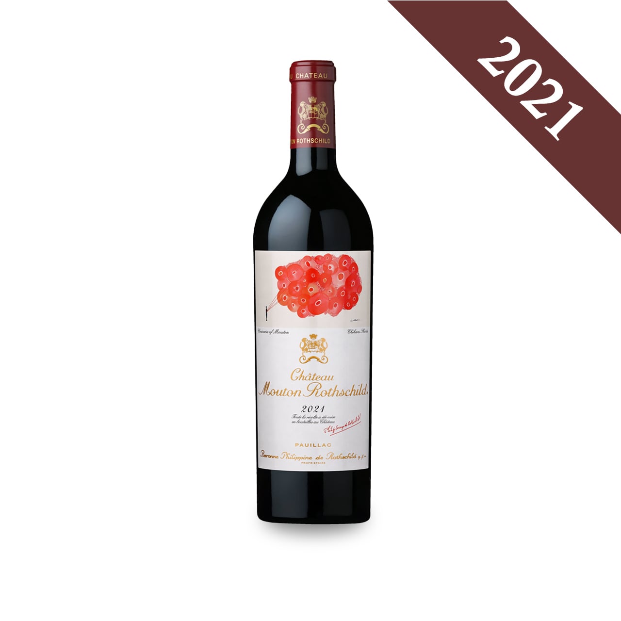 シャトー・ムートン・ロートシルト【2021】 1本入り木箱 Ch Mouton 