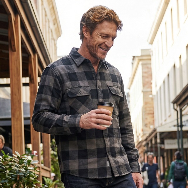 アメリカン ライトウェイトチェックシャツ　S2284