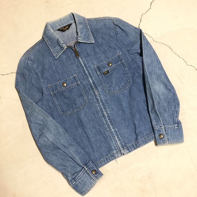 ⊕1970'S LEE FULL ZIP DENIM JACKET