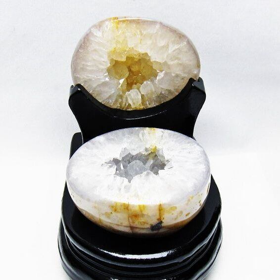 トレジャーメノウ アゲート 台座付属 原石 置物 一点物 175-1437